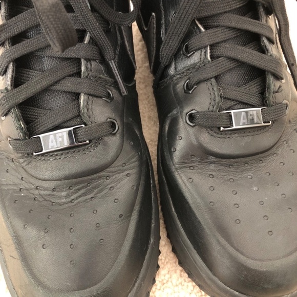 Nike Air Lunar Force 1 Black High Top Sneakers Size 7 Youth - Picture 10 of 13